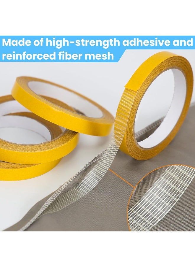 Double Sided Fabric Tape Heavy Duty, Two-Face Adhesive Tape for Clothing Curtain Carpet Tape, Strong Double Face Adhesive Tape, 1cmx20m(0.4inchx66ft) - Image 2